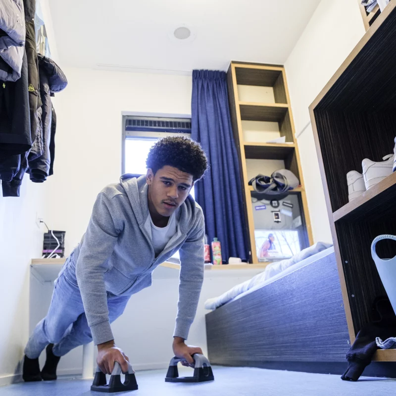 Sporten op kamer